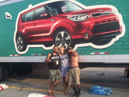 we threw Brian Marquis into a Kia today ;) with the help of our pal Tony