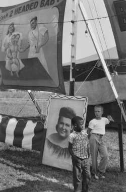 mpdrolet:  Circus sideshow, Beaumont, Texas,