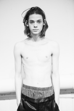 Brentchua:  Casting, Kenneth Ning F/W 2016, P3 From Top - Bottom Erin Mommsen @ Request,