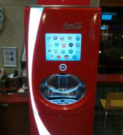 luginub:  Alright, I just had my first encounter with these things and I need to spread the word because this shit is bananas. These are quickly replacing the standard drink fountain in fast-food chains and for good reason: You can get 100+ choices on