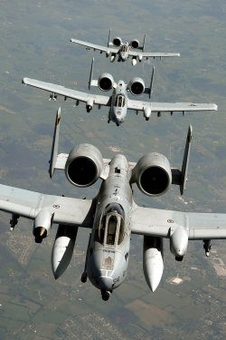 m4a1-shermayne: In case of complete hydraulic and electrical failure, the A-10 is the only frontline jet aircraft that can still be flown with pure ‘manual reversion’. No computers needed.