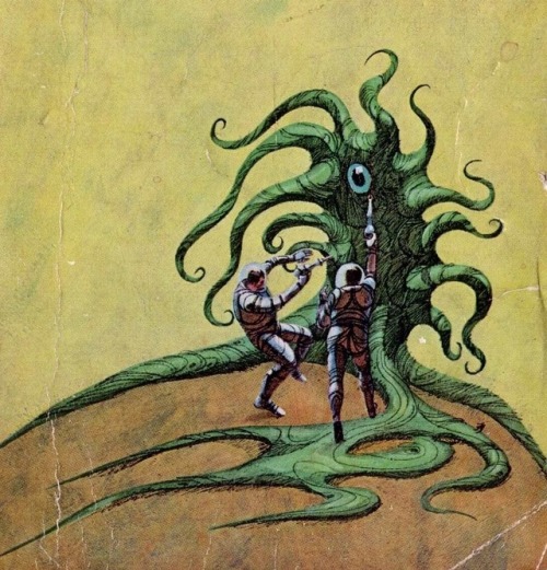 Jack Gaughan cover art for the 1966 scifi novel, The Planeteers.