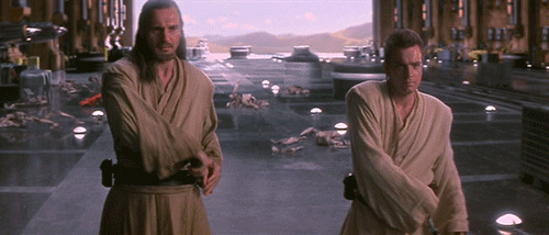 Obi-Wan/Qui-Gon — the three most adorable things about your OTP
