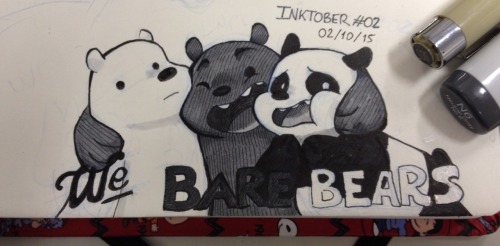 biabusana:  I did this for my little brother :) Day two! \o/ Inktober #02 