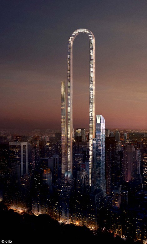 The incredible U-shaped New York skyscraper is unveiled