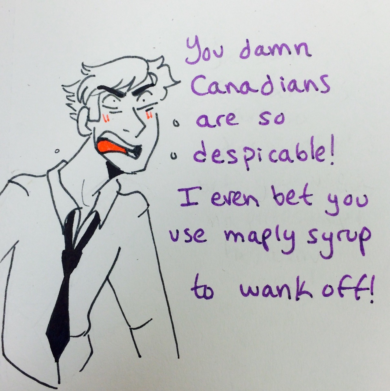 ask-appliancealliance:  Canadians are terrifying creatures. Terry doesn’t want