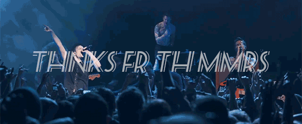holytrinityofemos:  Save Rock and Roll Tour Encore Songs 