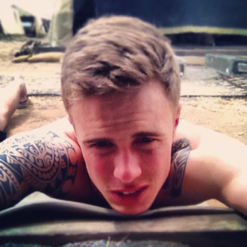 relads: thatshotguys: George from the UK Army Like this? Follow That’s Hot, Guys! Follow Lads 