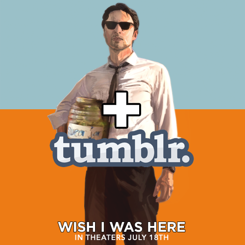 Zach Braff is taking over the #WishIWasHere Tumblr! Ask your question now and fire up your dashboard