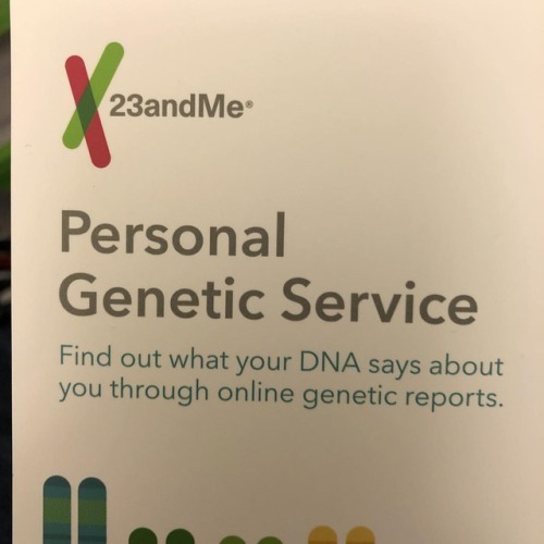 Let’s see if it tell me I’m black or if I’m an alien wearing ill fitting human skin!!  @23andme do your thing