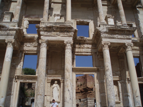 smartbitchesdontlie: The Ancient Library of Celsus, Ephesus, Turkey These pics are mine. Please main