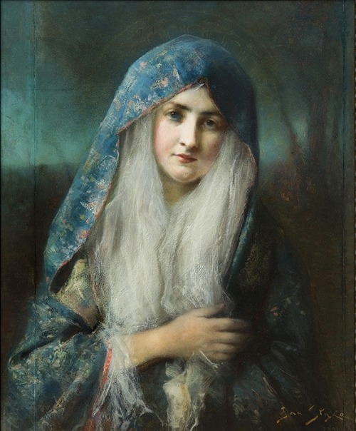 paintingispoetry:Jan Styka, Madonna, 1906