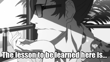 tsunderful: Monogatari series catchphrases[Edit: fixed a misspelling in the 1st gif]