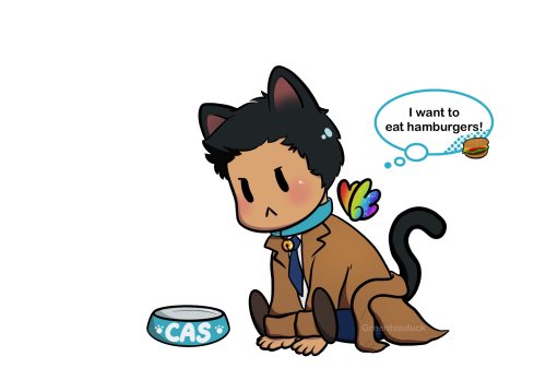 Cat Cas needs burgers  (◕‸ ◕✿)