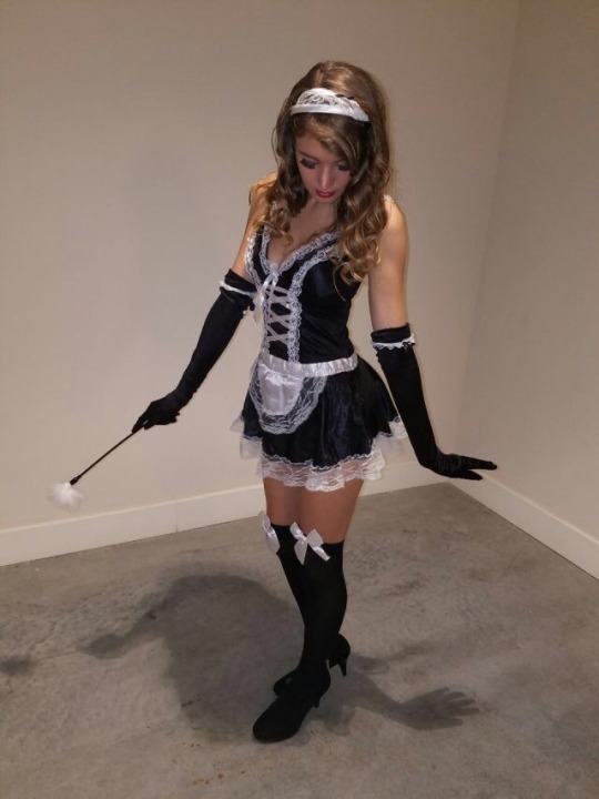halloweenhotties:  The maid is here!