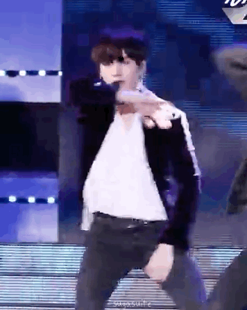 [GIF] 161027 BTS @ MCountdown in Jeju blessed by the Jeju winds and those damn jeans