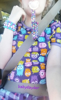 babydayder:Safety first Dayder! Hehe  I match so well 