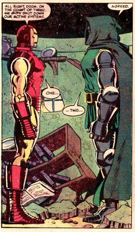 comicbookvault:IRON MAN #150 (Sept. 1981)Art by John Romita Jr., Bob Layton & Bob SharenWords by