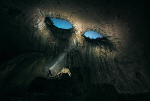 God&rsquo;s Еyes Cave // Prohodna (Bulgaria) Prohodna is a karst cave in north central Bulgaria, loc