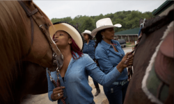 thingstolovefor:  Cowgirls of Color: One of the Country’s Only All-Black-Woman Rodeo Teams    Four black women are reclaiming heritage with one of the country’s only all-black-woman rodeo teams. In a sport dominated by white men.  ’In my community,