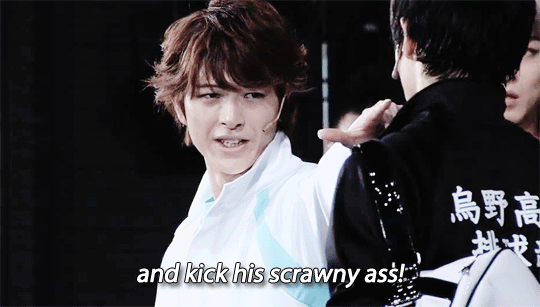 hq-kurootetsurou:    HAIKYUU STAGE PLAY → All the good tension ಥ_ಥ  15/☆.
