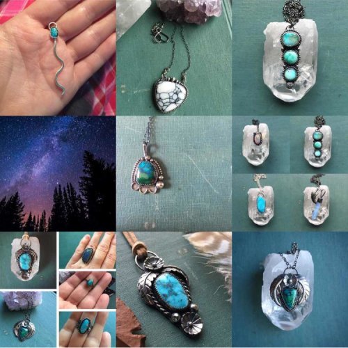 I see a theme here… #bestnine2016 #turquoise #crystals