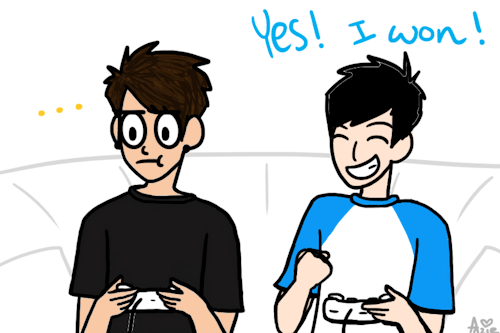 i-make-doodles-lol:adziedoodle:boyfriends playing videogames ♥‿♥holy shit a coloured phan doodle who