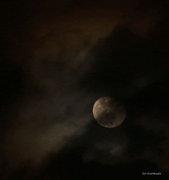 Clouds Dancing with Moongif by riverwindphotography, January 3, 2018