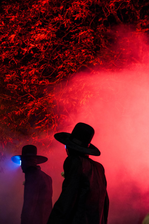 Dark beacons in the blood red nightMacnas Parade, Galway, October 2019