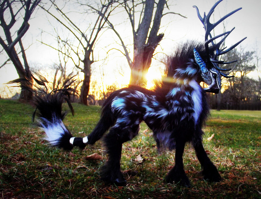 stellar-indulgence:  Handmade Fantasy Creatures (Posable Sculptures)  by Wood-Splitter-Lee