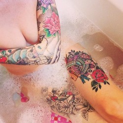sexyinkgirls-mmm-so-nice:  More here Sexy Ink Girls - Mmmm, So Nice
