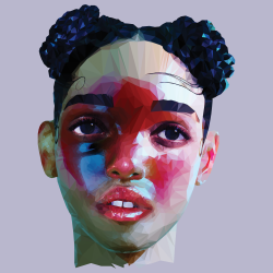 denting:   FKA Twigs - Illustration  after at least 30 hours of work, it’s done! I’ve put it off for a while due to uni work etc but it feels so good to have this complete finally