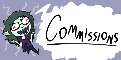 hutiaweta:I’m now open for commissions! Help a weird little creature get by. If you’re interested, c