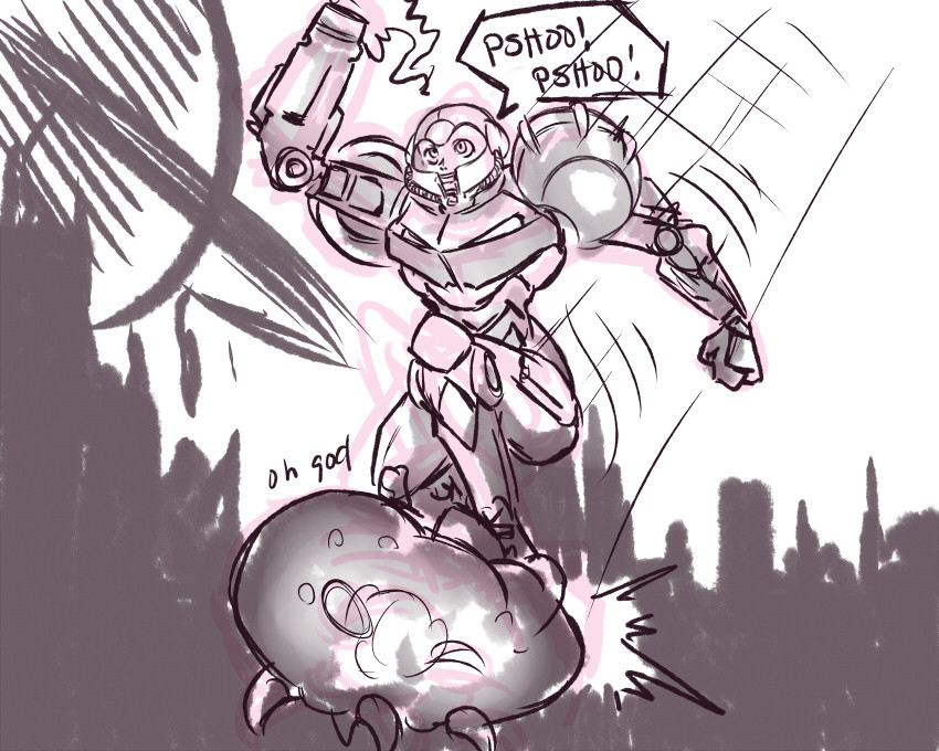 Drew this in 10 minutes while I was waiting on Warframe to finally finish updating.