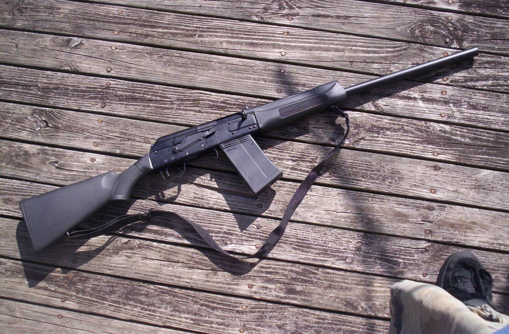 gunrunnerhell:  Bye The Saiga 12 shotgun, patterned around the Kalashnikov platform