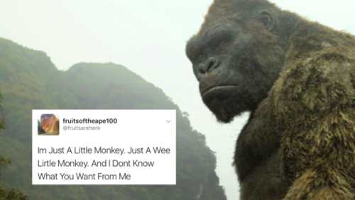 malakaiju: Kong (Kong: Skull Island, 2017) + fruitsoftheape100 tweets