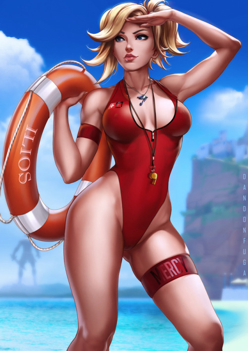 Porn dandon-fuga: Lifeguard Mercy ♥ ~~~ https://www.patreon.com/dandonfuga photos