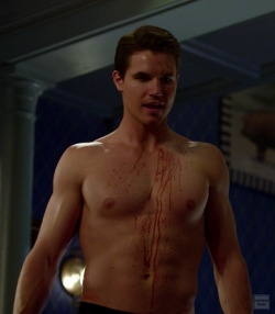 celebrityscenes:  Robbie Amell in The Babysitter