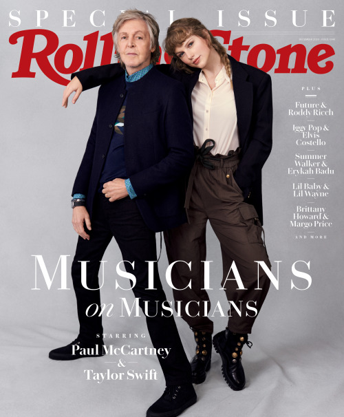 taylornation: High heels on Rolling Stone Check out the Musicians on Musicians issue now, click here