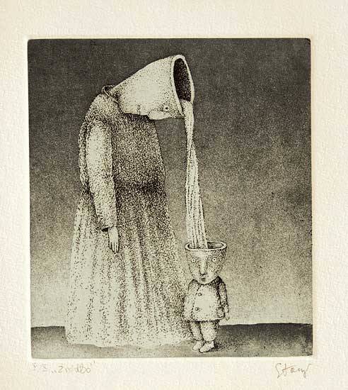 thespectraldimension: Illustrations by Lithuanian artist Stasys Eidrigevicius.