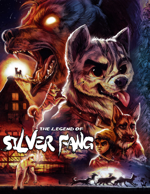 “The Legend of Silver Fang” promo posterCreated for the first issue of Silver Fang Magazine! It’s an