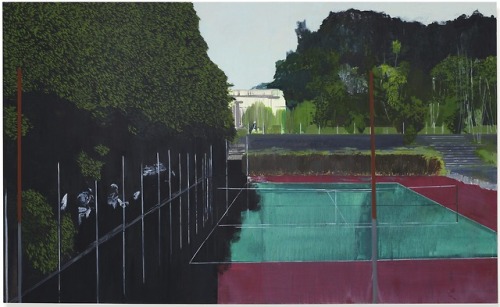 thunderstruck9:  Hurvin Anderson (British, b. 1965), Country Club, 2003. Oil on canvas, 162 x 265 cm.