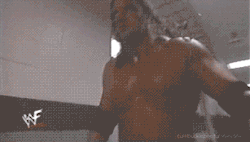 turnbucklezine:There’s something about watching then reigning champion Triple H slipping backstage during an “intense walk” segment that makes you think, “I must share this with as much of the internet as I can, in gif form.”I lovingly call