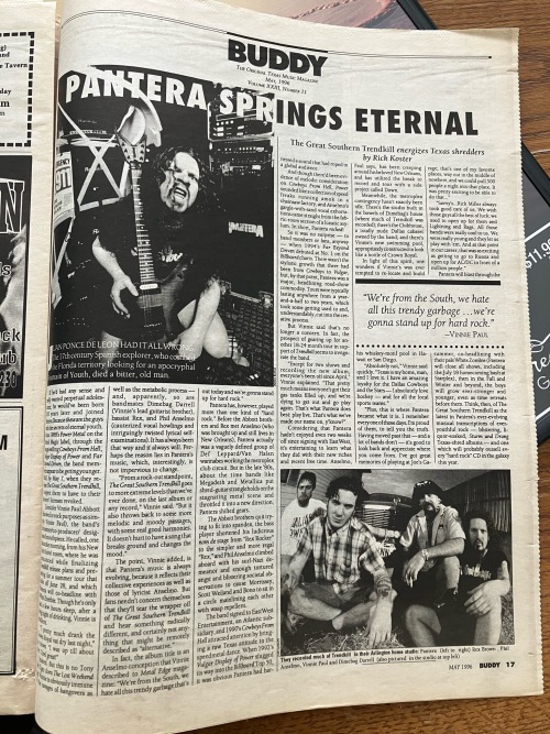 Super Sick Article From The Autographed Mag I Got A Doc’s Records In Texas. My Uncle Partied With Them
