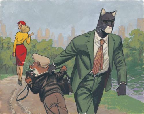 xombiedirge:  Blacksad by Juanjo Guarnido 