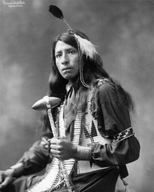 blondebrainpower:Richard White Bull, Oglala Sioux, 1899
