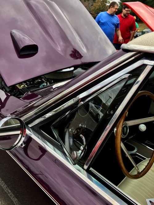 1967 Pontiac GTO in “Plum Mist” with an “Ivory” vinyl top and a “Parch