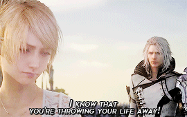 thechocobros:Ravus showing that his sister was his only preoccupation all along |