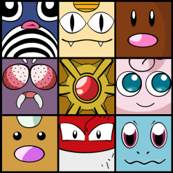 insanelygaming:  Pokemon Created by MSQ