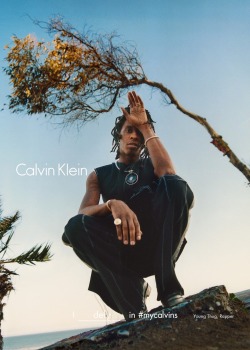 babeobaggins:  Young thug for Calvin Klein